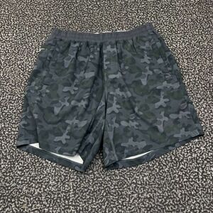 Freeballers Athletic Shorts Men XXL Blue Camo Outdoor Pockets 2XL